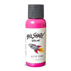 Big Shark Kitty Pink 30 ML - 1 Oz Tattoo Ink - Dövme Boyası