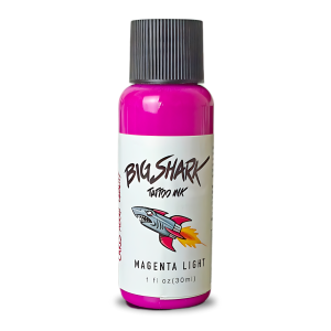 Big Shark Magenta Light 30 ML - 1 Oz Tattoo Ink - Dövme Boyası
