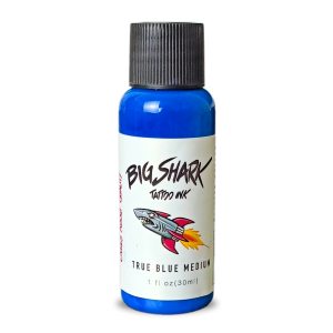 Big Shark True Blue Medium 30 ML - 1 Oz Tattoo Ink - Dövme Boyası
