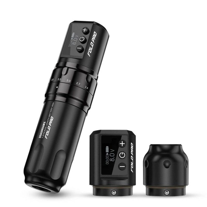 Dragonhawk Fold Pro Wireless Tattoo Pen Ayarlanabilir  Stroke