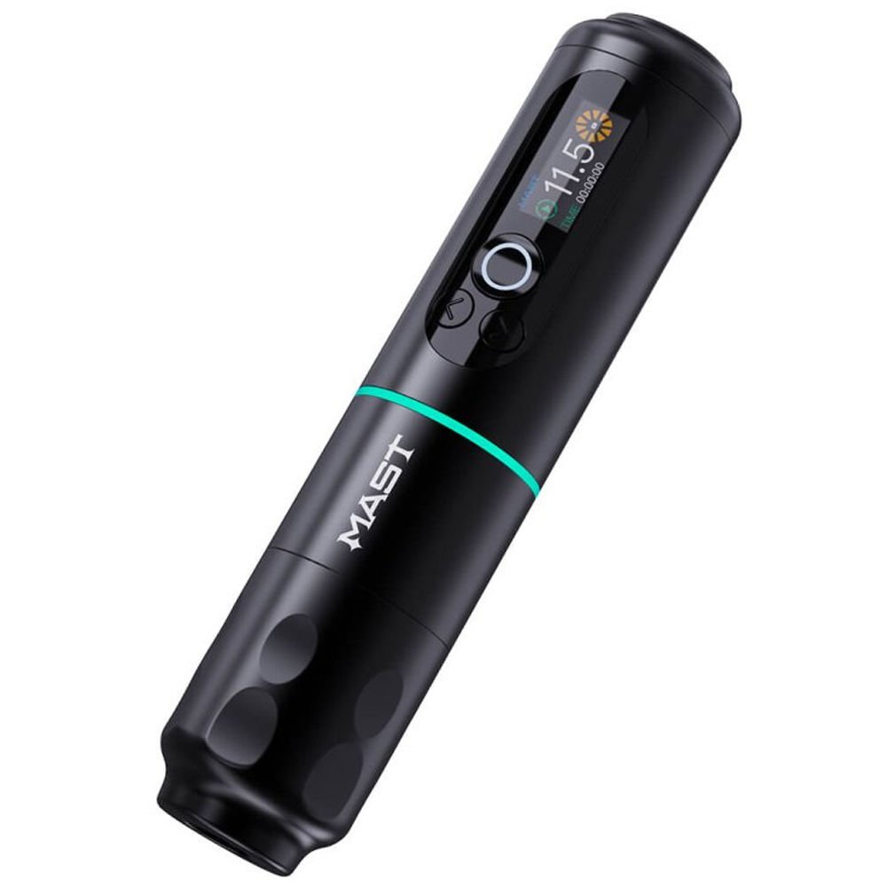 Mast Archer 2 BLACK ストローク3.5mm Mast Archer 2 Wireless Tattoo Pen 3.5 mm Stroke Kablosuz Dövme