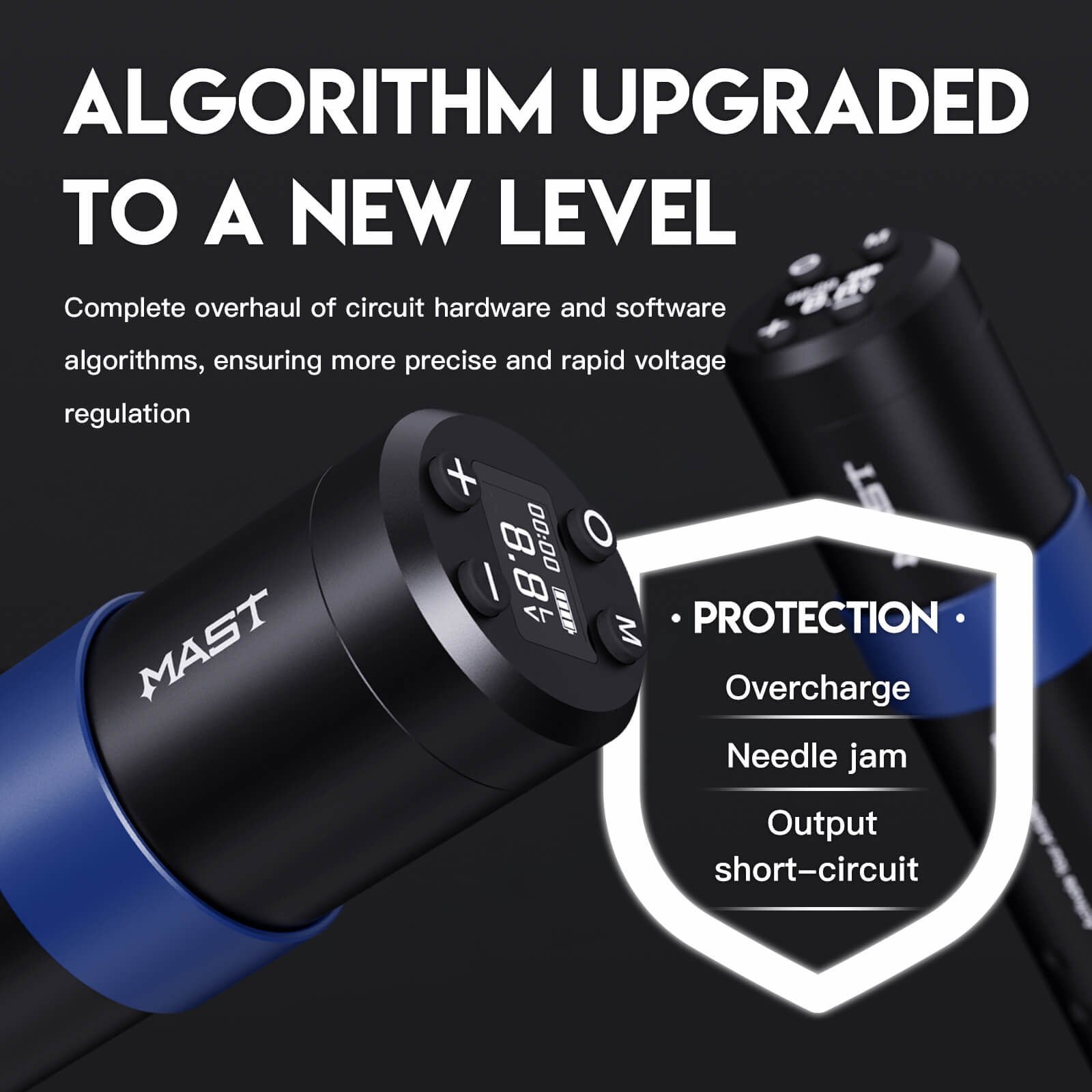 Mast A3 Wireless Tattoo Pen 3.5 mm Stroke