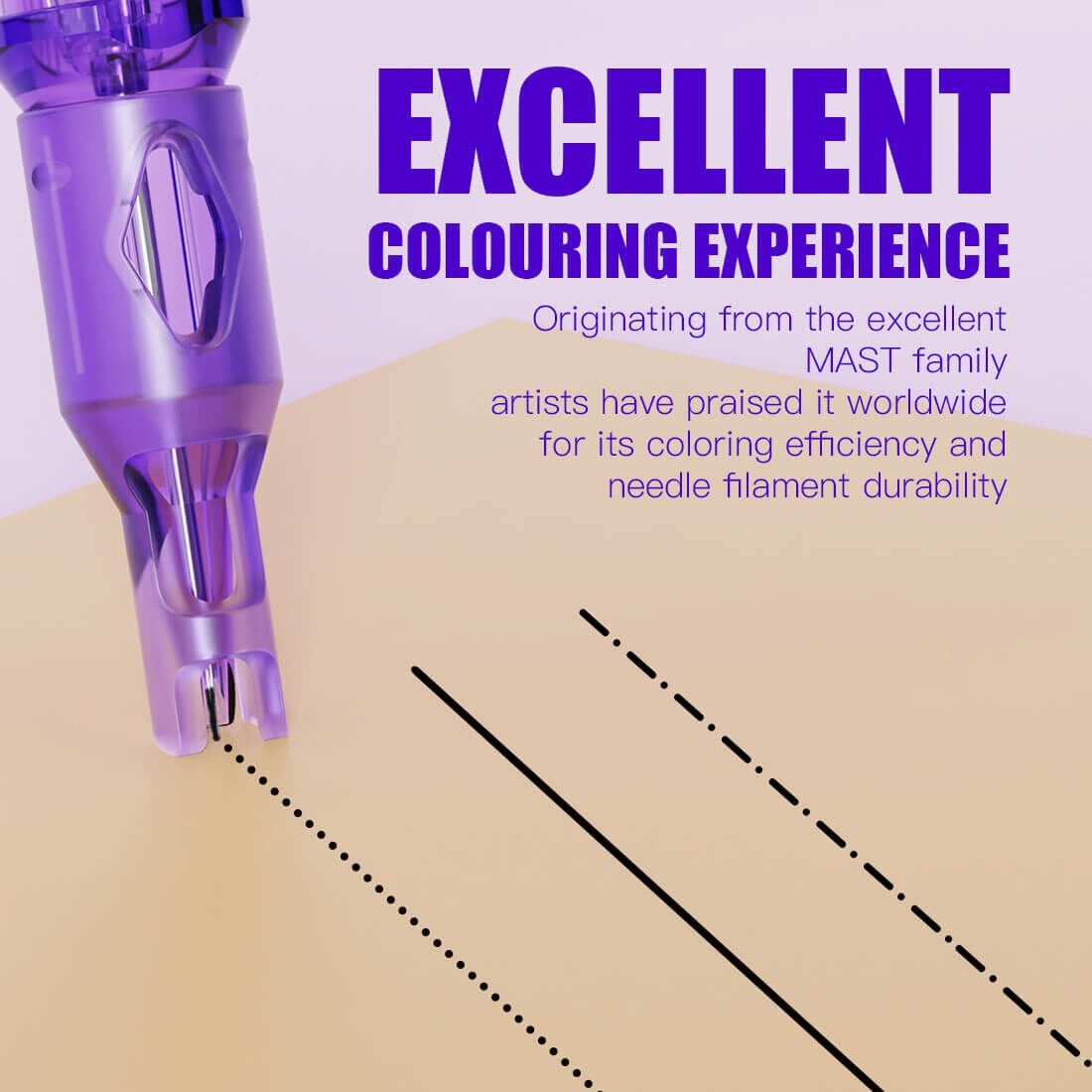 Mast MAX SMP 1 RL Kartuş Kalıcı Makyaj ve Dövme İğnesi 20 Adet/Paket