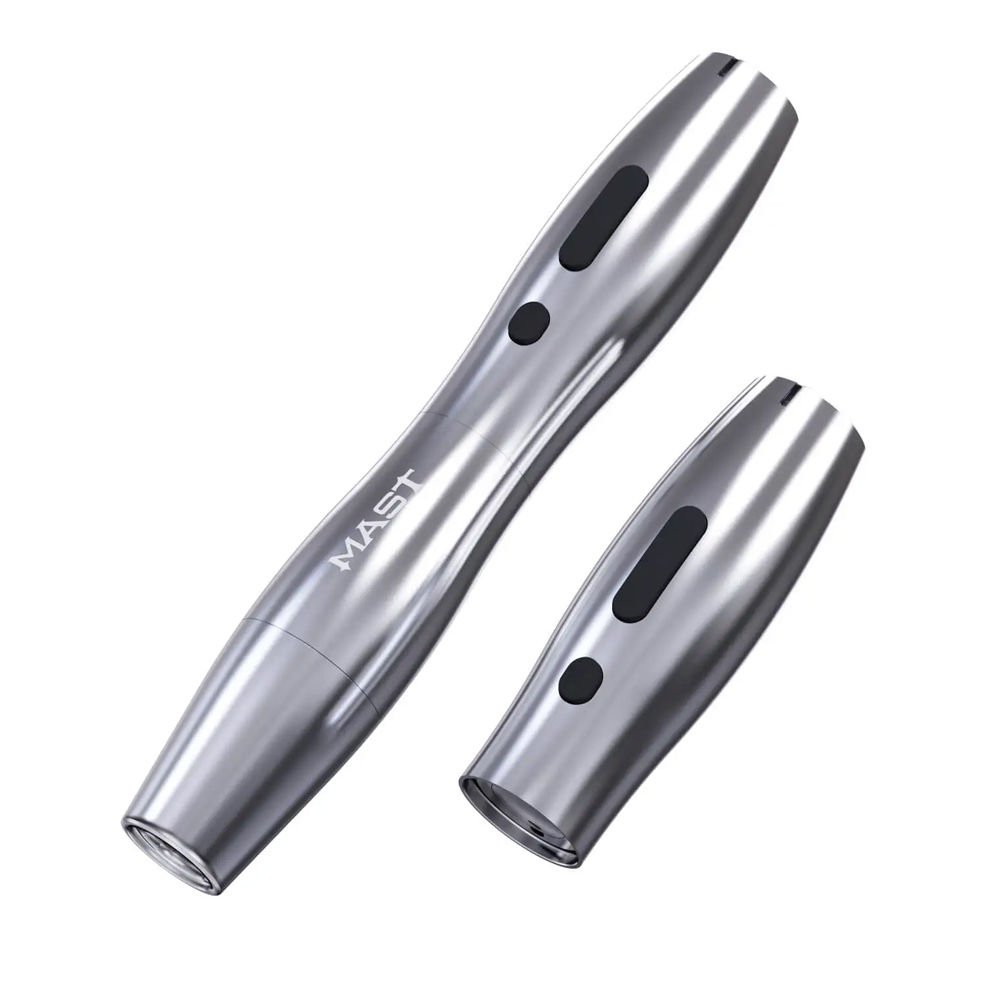 Mast P20  Silver Wireless PMU Tattoo Pen 2.5 mm Stroke Kablosuz Kalıcı Makyaj ve Dövme Makinesi