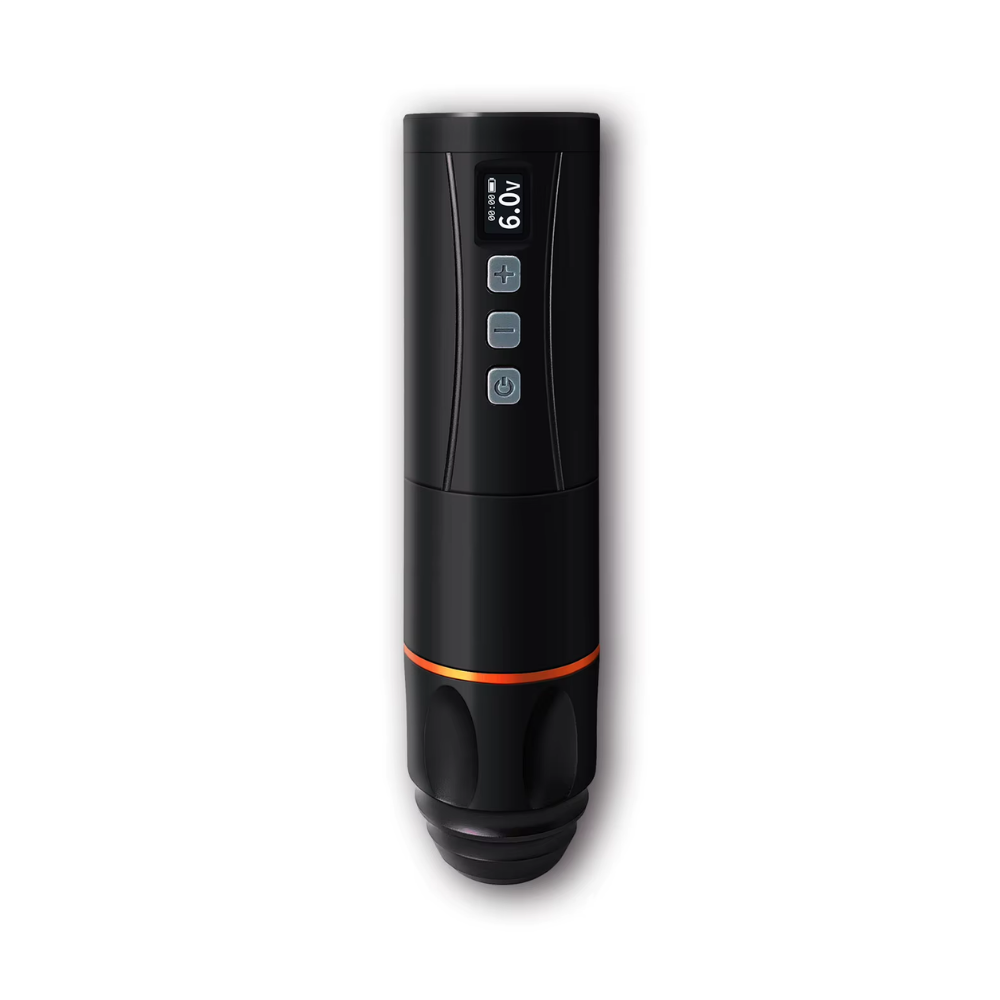 Bronc V7 Wireless Tattoo Pen 4.0 mm Stroke Kablosuz Dövme Makinesi | Siyah Renk