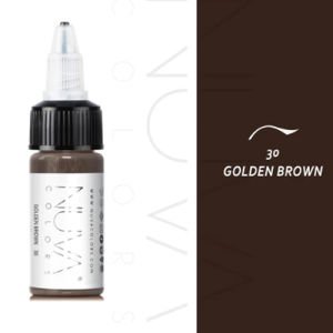 Nuva Colors PMU Golden Brown Eyeliner Kalıcı Makyaj Boyası 15 ml