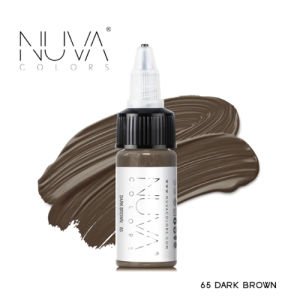 Nuva Colors Dark Brown Kaş Boyası 15 Ml