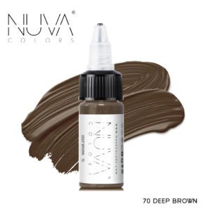 Nuva Colors Deep Brown Kaş Boyası 15 Ml