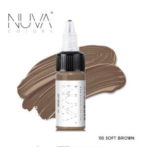 Nuva Colors PMU Soft Brown Kaş Kalıcı Makyaj Boyası 15 ml