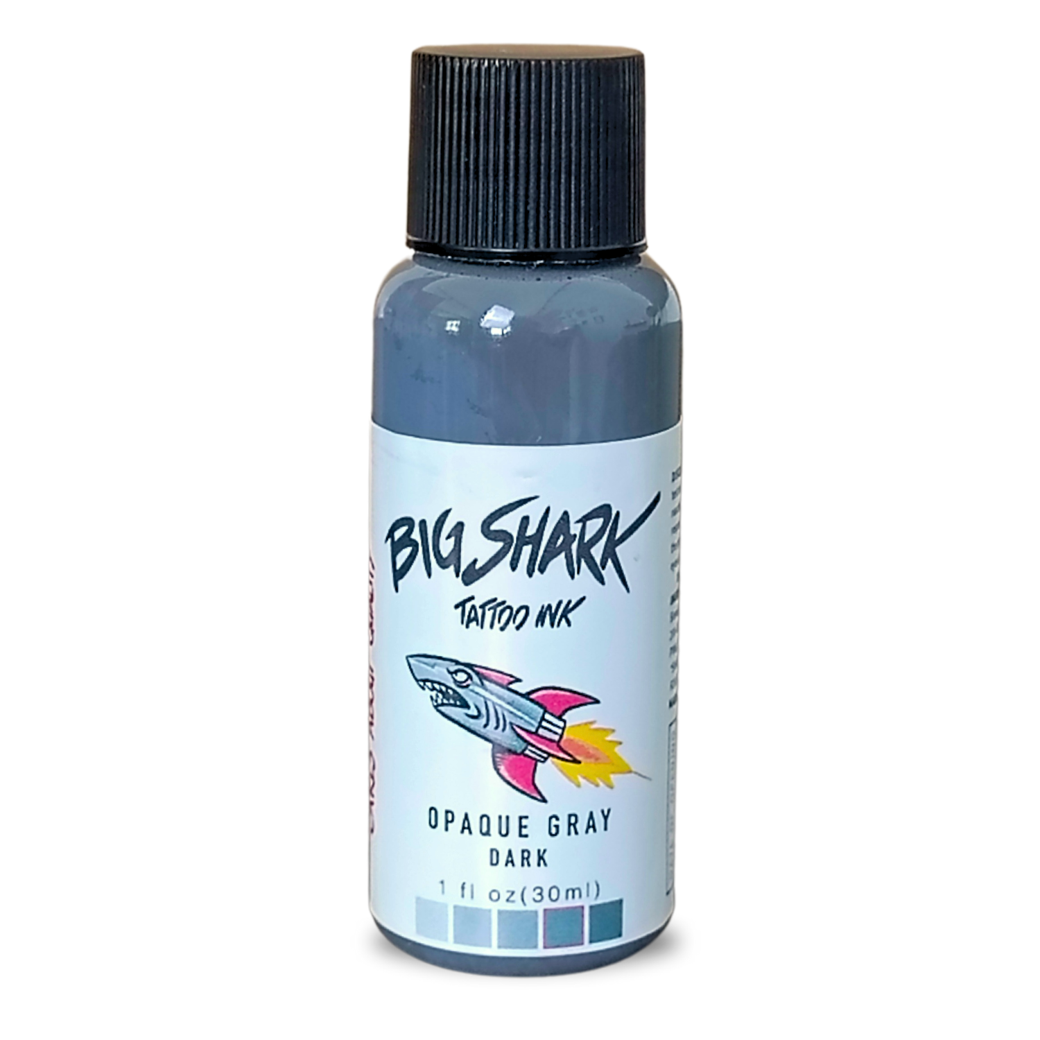 Big Shark Opaque Grey Dark 30 ML - 1 Oz Tattoo Ink - Dövme Boyası