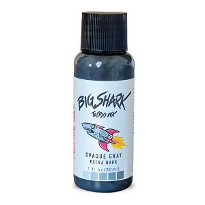 Big Shark Opaque Grey Extra Dark 30 ML - 1 Oz Tattoo Ink - Dövme Boyası