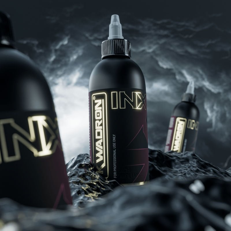 KWADRON INX™ Enriched Black - 240ml - 8 oz - Siyah Dövme Boyası - Tattoo Ink