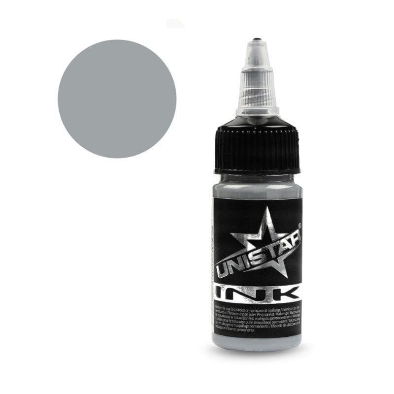KWADRON UNISTAR Basic Gray Medium 30 ml - 1 0z - Dövme Boyası - Tattoo Ink