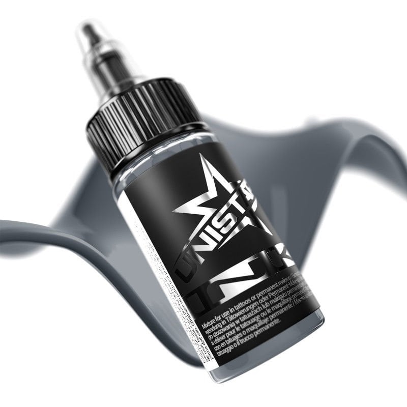 KWADRON UNISTAR Basic Gray Medium Dark 30 ml - 1 0z - Dövme Boyası - Tattoo Ink