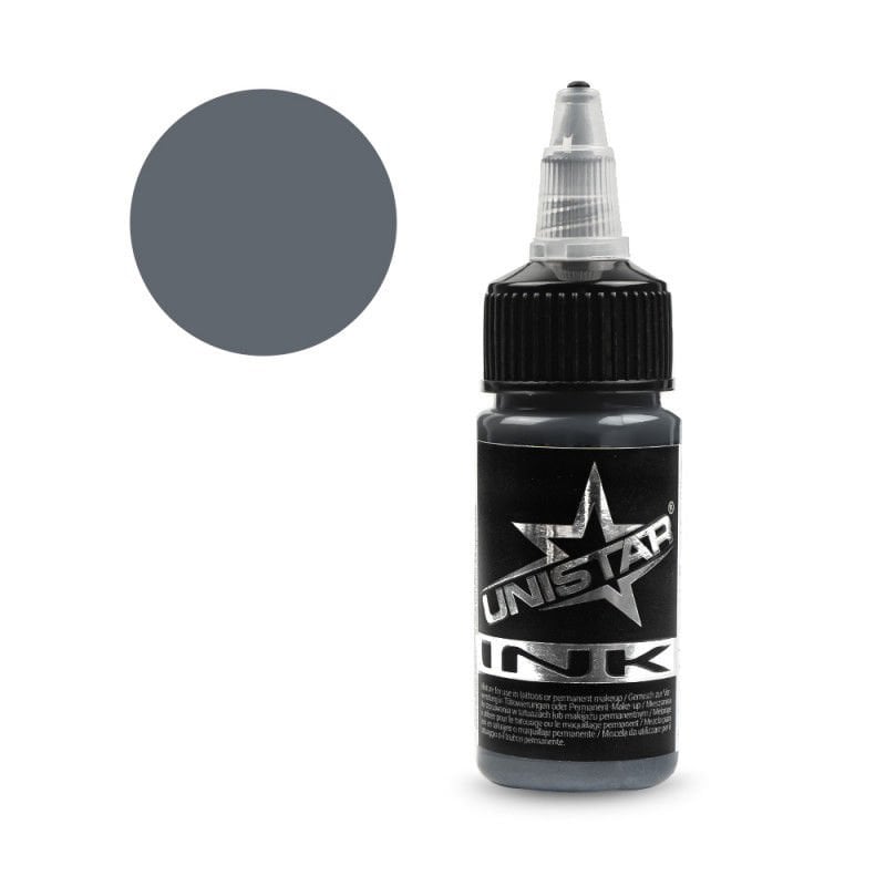 KWADRON UNISTAR Basic Gray Medium Dark 30 ml - 1 0z - Dövme Boyası - Tattoo Ink