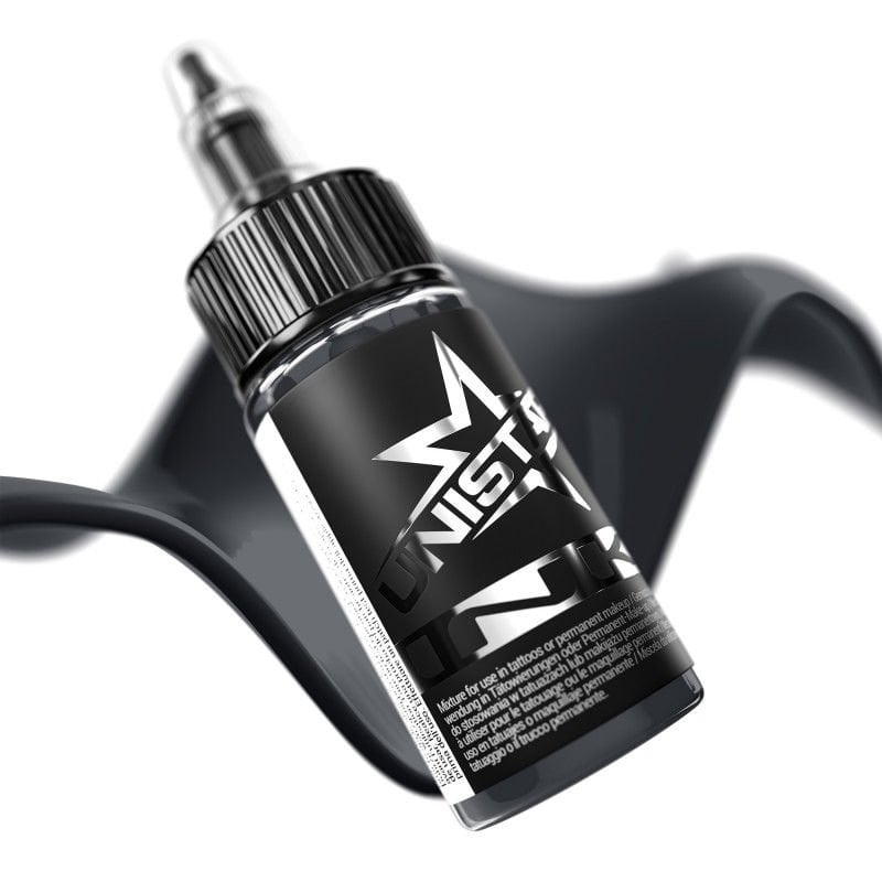 KWADRON UNISTAR Basic Gray Dark 30 ml - 1 0z - Dövme Boyası - Tattoo Ink