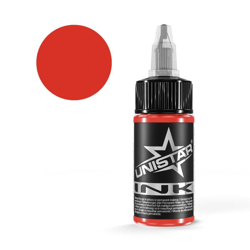 KWADRON UNISTAR Basic Red 30 ml - 1 0z - Dövme Boyası - Tattoo Ink