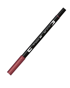 Tombow Dual Brush Pen Marker Çift Uçlu Çizim Kalemi - Wine  Red