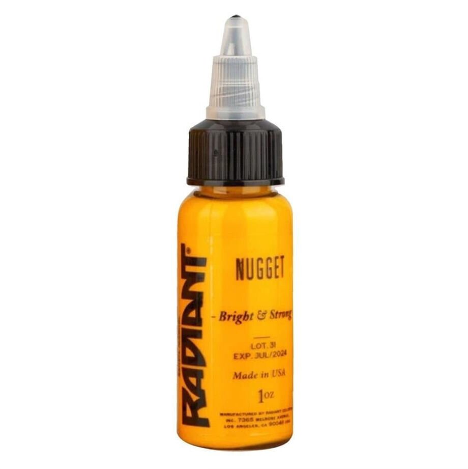 Radiant Nugget 1 Oz (30 Ml) Sarı Dövme Boyası - Tattoo Ink