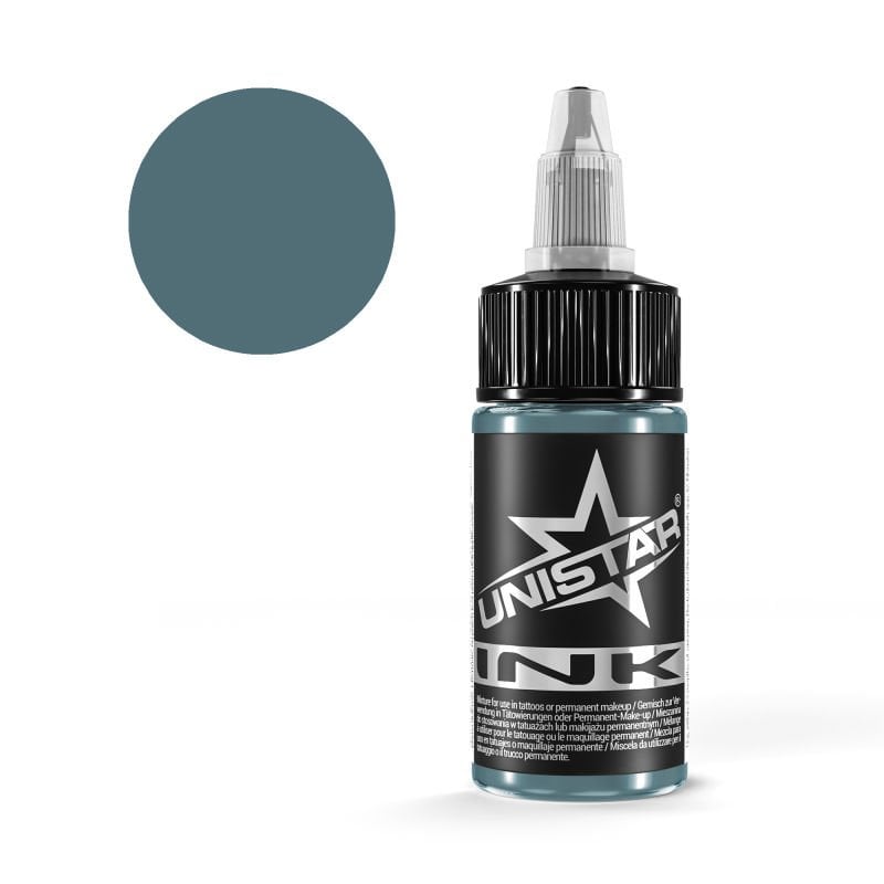 KWADRON UNISTAR Battleship Blue 30 ml - 1 0z - Dövme Boyası - Tattoo Ink