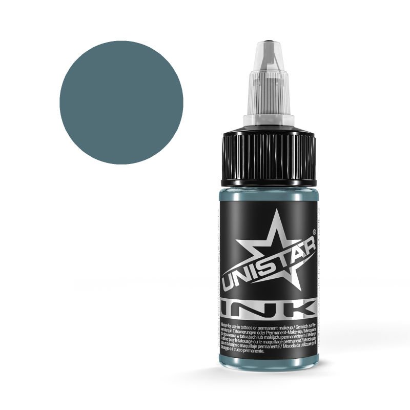 KWADRON UNISTAR Battleship Blue 30 ml - 1 0z - Dövme Boyası - Tattoo Ink