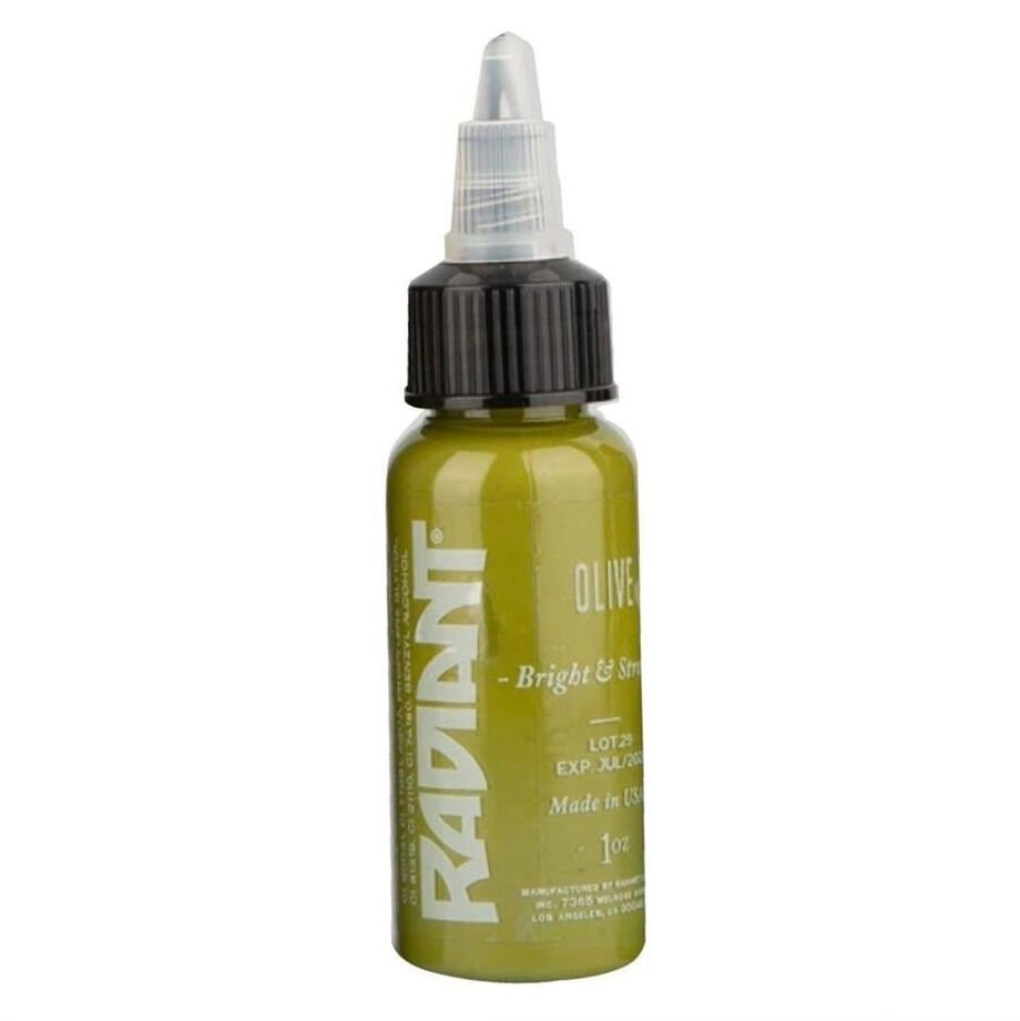Radiant Olive 1 Oz (30 Ml) Yeşil Dövme Boyası - Tattoo Ink