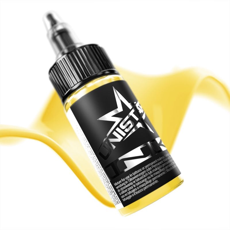 KWADRON UNISTAR Athletic Gold 30 ml - 1 0z - Dövme Boyası - Tattoo Ink