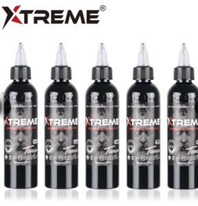 Xtreme Ink Tanan GrayWash Set 5x4 oz (120 ml) Gri Gölge Dövme Boyası Seti
