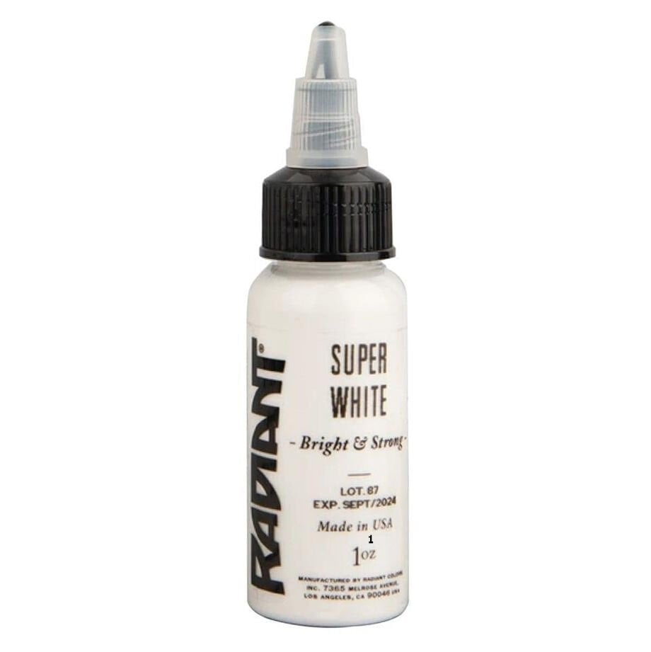 Radiant Super White Beyaz Dövme Boyası 1 Oz (30 Ml) - Tattoo Ink