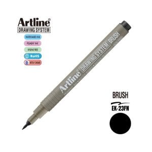 Artline Drawing Brush Pen Fırça Uçlu Çizim Kalemi - Black