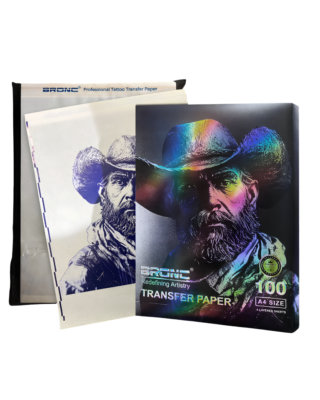 Bronc Tattoo Equipment Thermal & FreeHand Transfer Kağıdı - A4 - 10 Adet/Paket