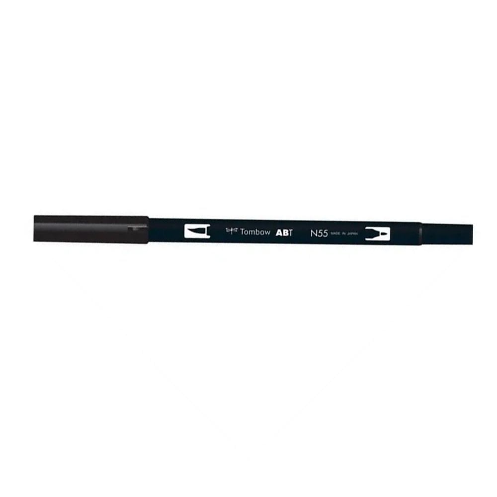 Tombow Dual Brush Pen Marker Çift Uçlu Çizim Kalemi - Black