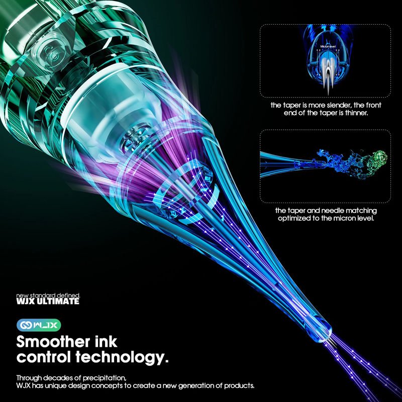 WJX Ultimate 7 RL (Round Liner) Kartuş Dövme İğnesi 20 Adet/Kutu