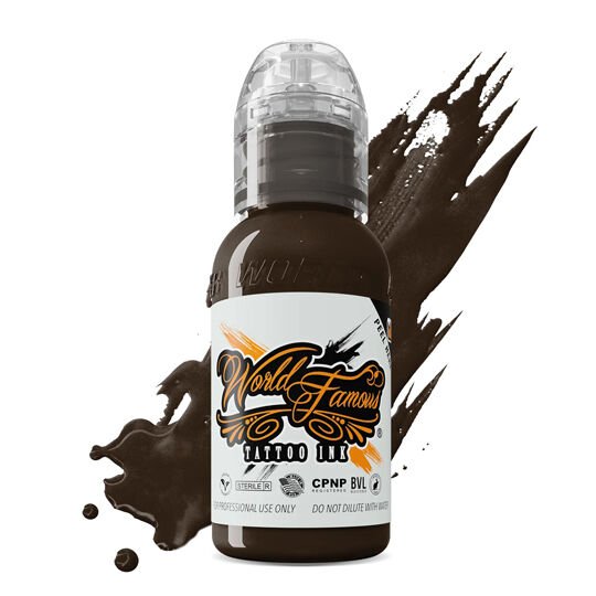 World Famous Ink Hoover Dam Kahverengi Dövme Boyası 1 Oz (30 Ml)