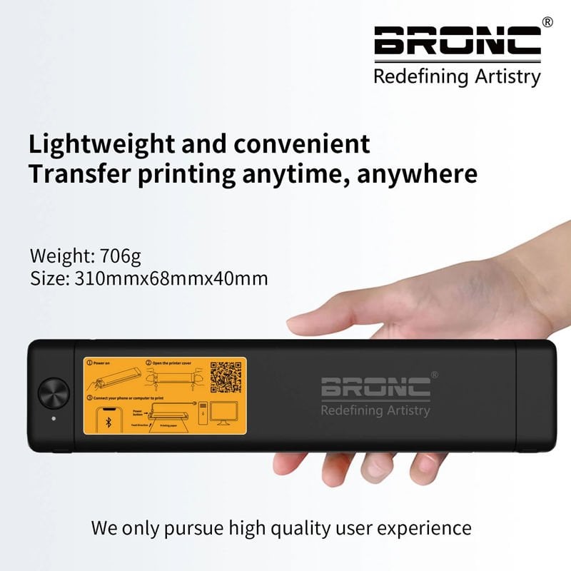 Bronc Inkless Tattoo Printer - Termal Yazıcı