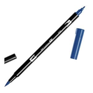 Tombow Dual Brush Pen Marker Çift Uçlu Çizim Kalemi - Navy Blue