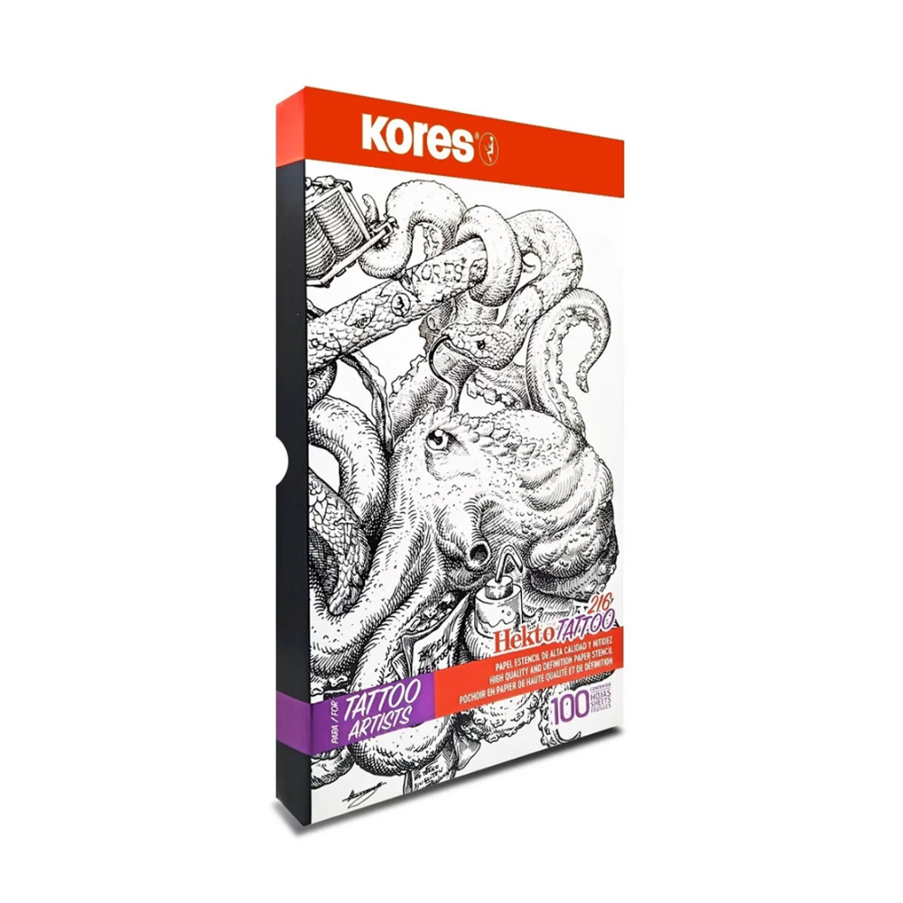 Kores Hekto El Çizimi (Freehand) Karbon Transfer Kağıdı 100 Adet/Kutu