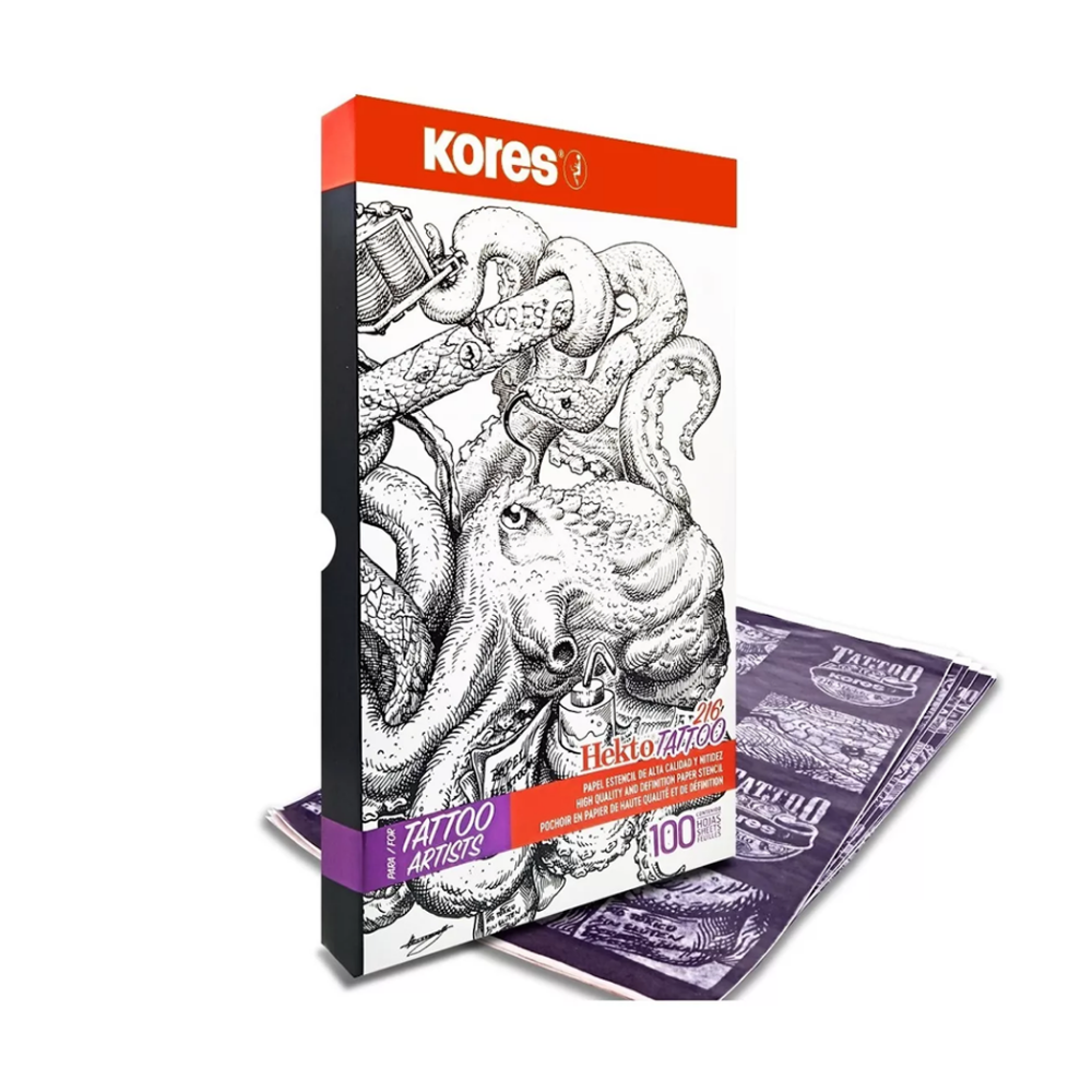Kores Hekto El Çizimi (Freehand) Karbon Transfer Kağıdı 100 Adet/Kutu