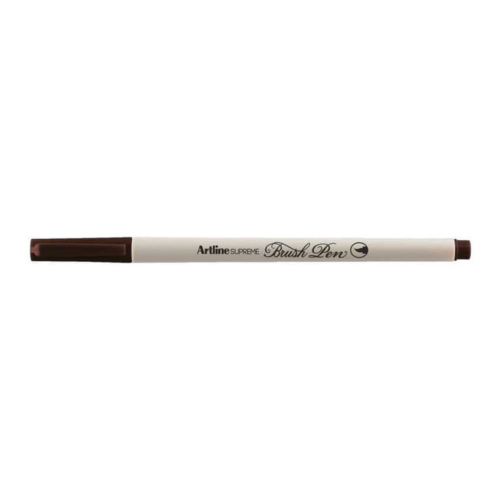 Artline Supreme Brush Fırça Uçlu Çizim Kalemi - Koyu Kahverengi
