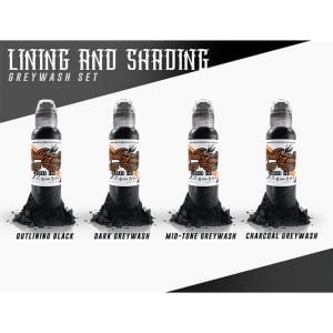 World Famous Ink Lining And Shading Set (4 X 4 Oz)