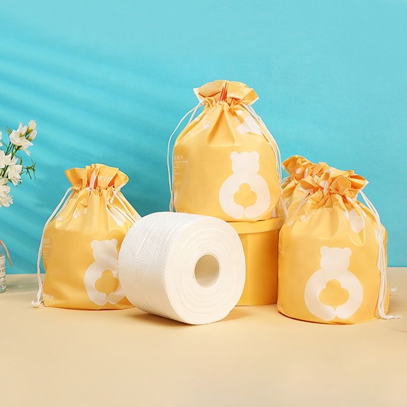 Spring Bear Soft Cotton Towel Roll 50 Yaprak