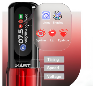 Mast Tour 2 Pro 2.8 mm. Stroke Dövme Ve PMU Kalıcı Makyaj Makinesi