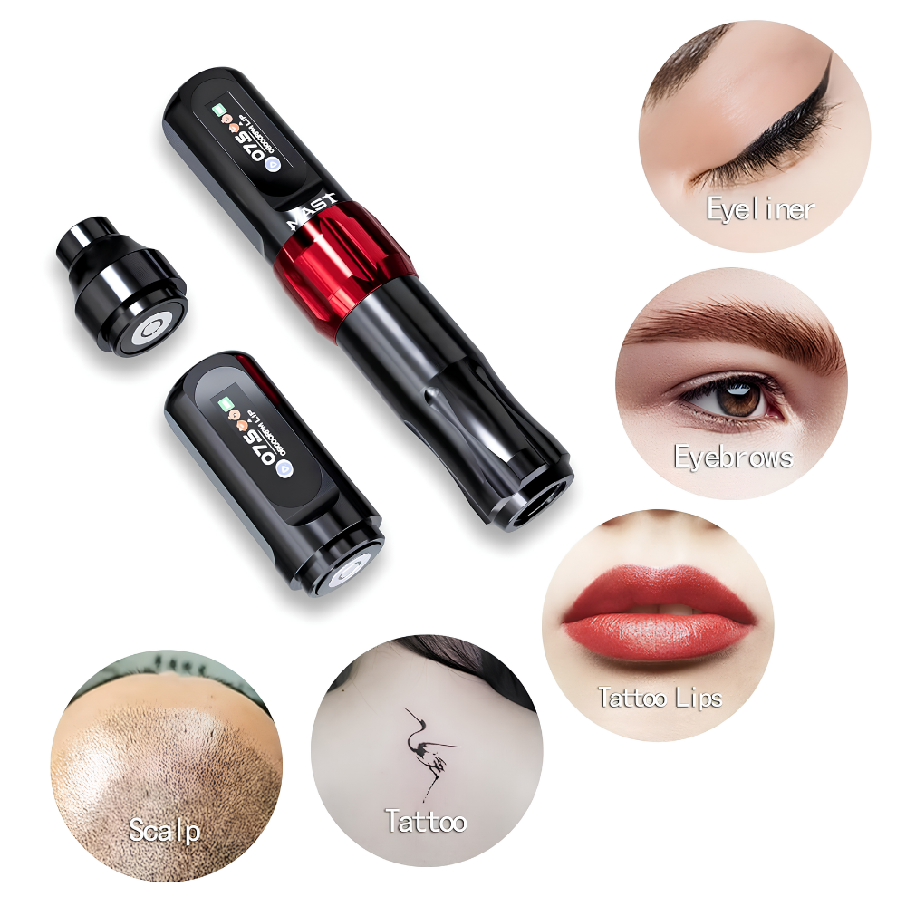 Mast Tour 2 Pro 2.8 mm. Stroke Double Battery Dövme Ve PMU Kalıcı Makyaj Makinesi