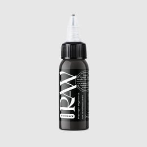 Raw Pigments Pitch Black 1 oz (30 ml) Dövme Boyası