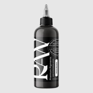 Raw Pigments Pitch Black 8 oz (240 ml) Dövme Boyası