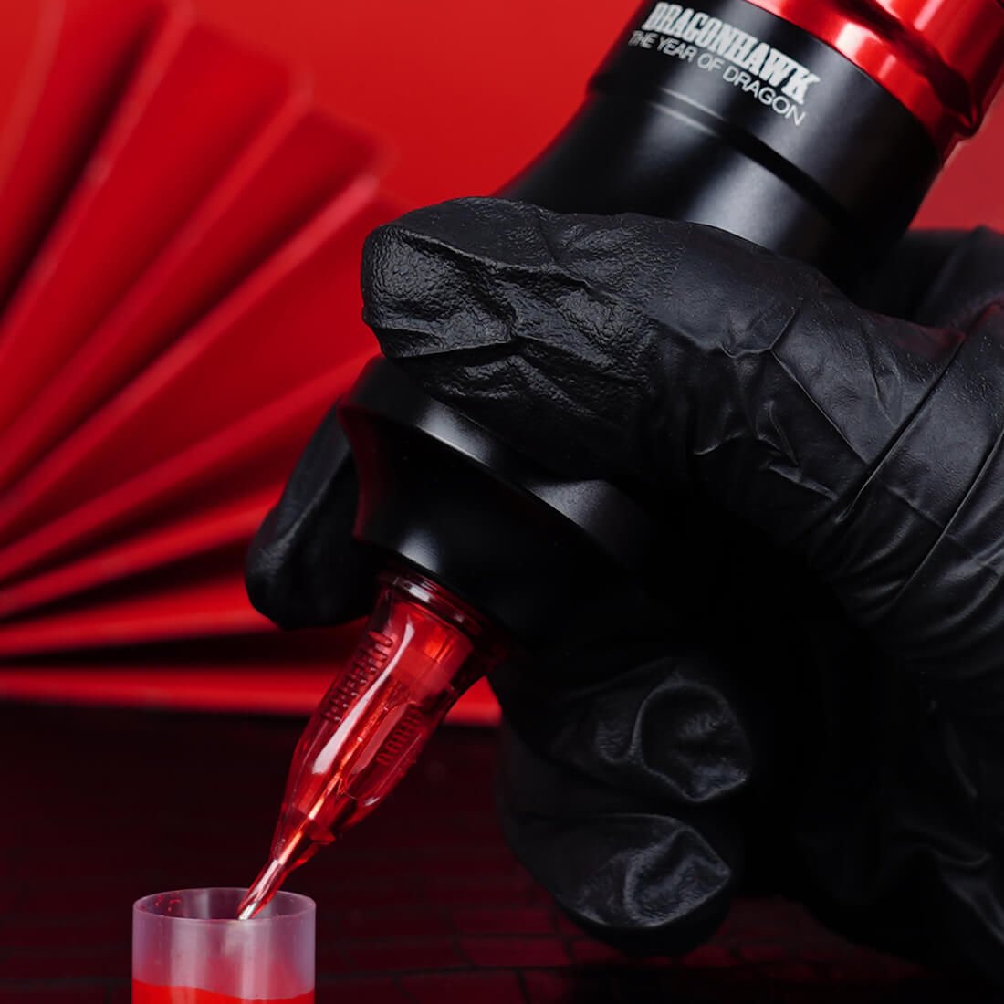 Dragonhawk Fold Pro Year of Dragon Edition Tattoo Pen Adjustable Stroke 2.4 mm - 4.2 mm