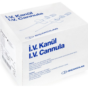 Bıçakçılar Piercing Delim İğnesi 1,7 mm Gri Anjiokat 50 Adet/Kutu