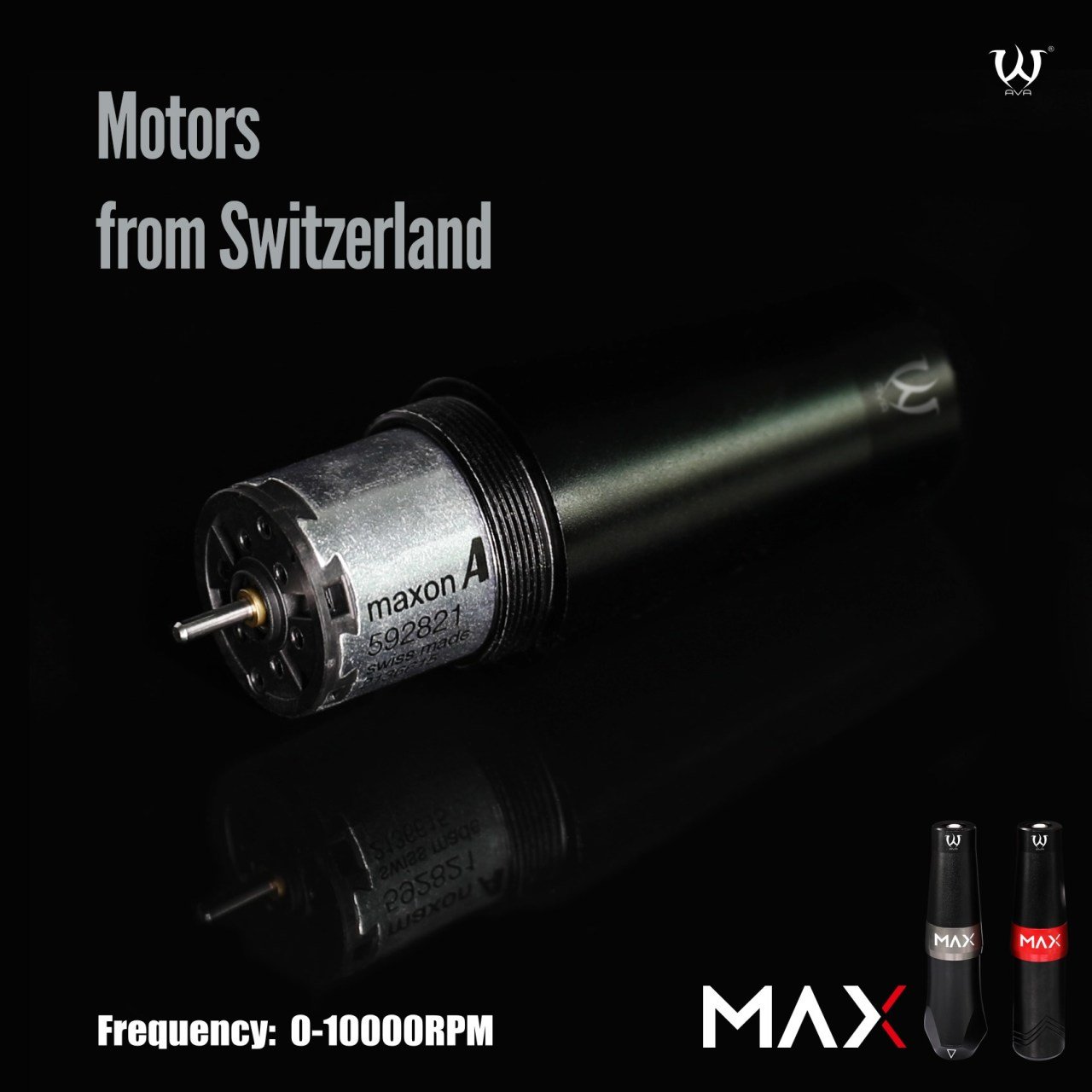 AVA GT Max Pen Dövme Makinesi - Grey
