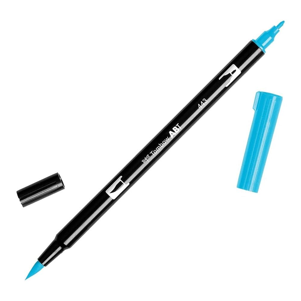 Tombow Dual Brush Pen Marker Çift Uçlu Çizim Kalemi - Turkuaz