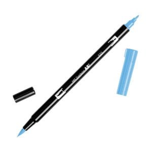 Tombow Dual Brush Pen Marker Çift Uçlu Çizim Kalemi - Peacock Bue